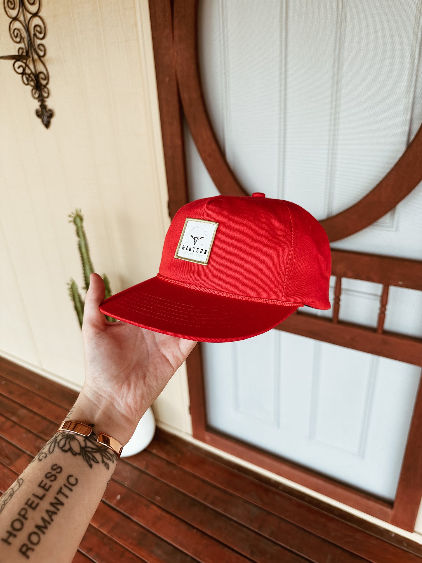 Red American Trucker Cap