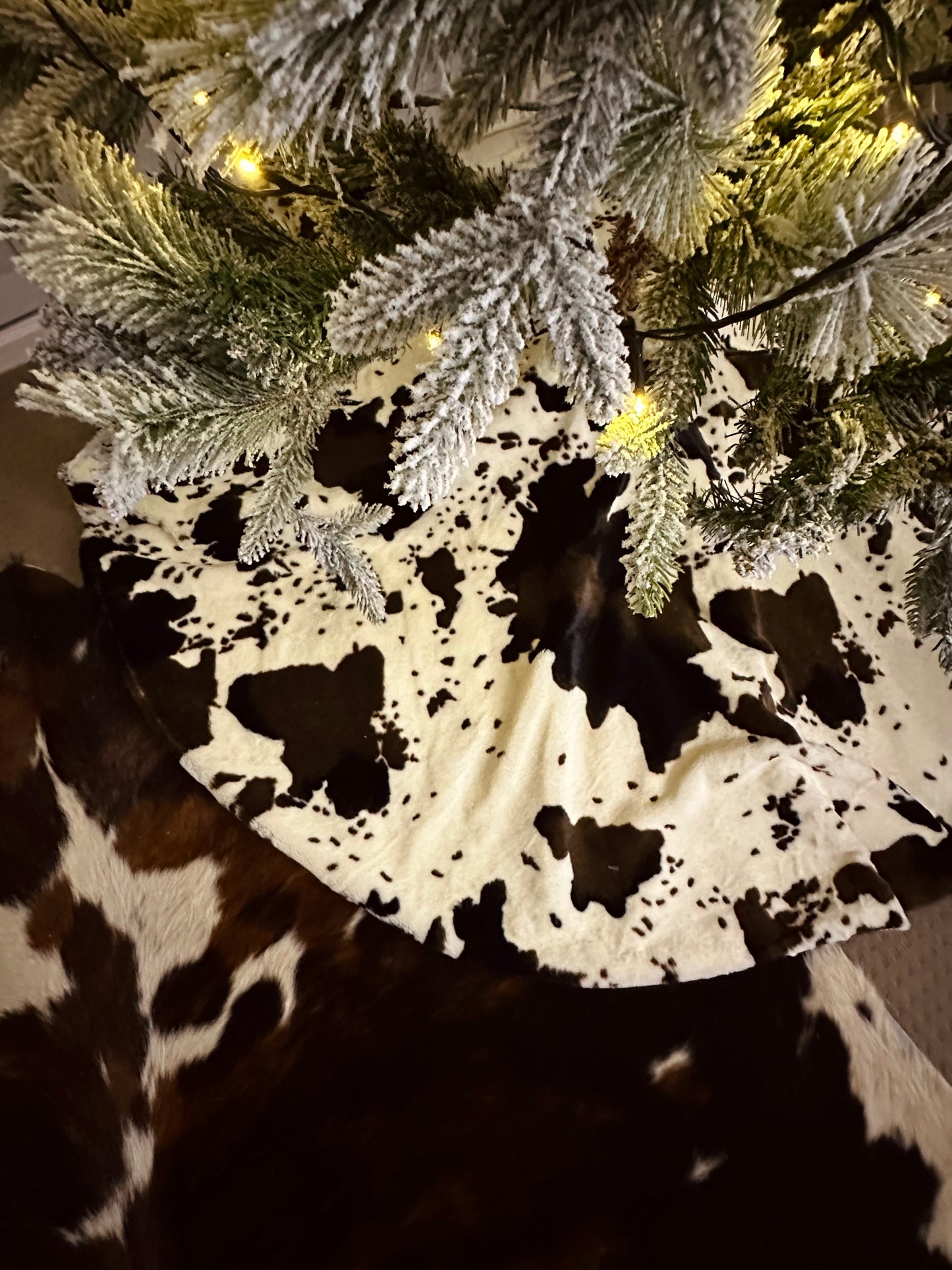 Cow Print Tree Skirt