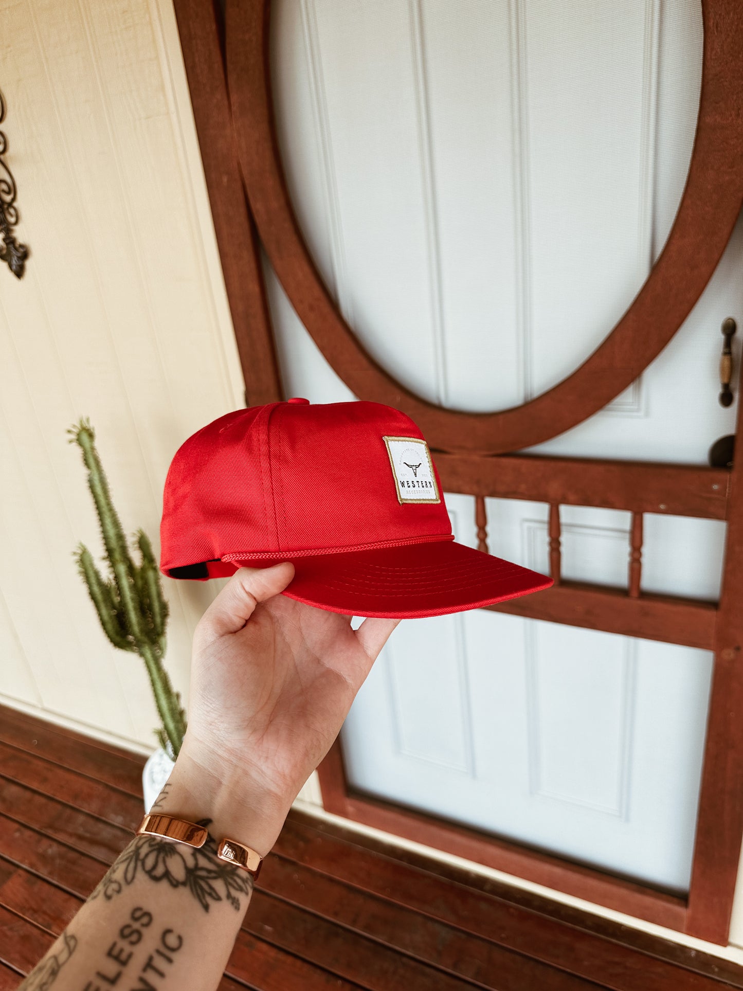 Red American Trucker Cap