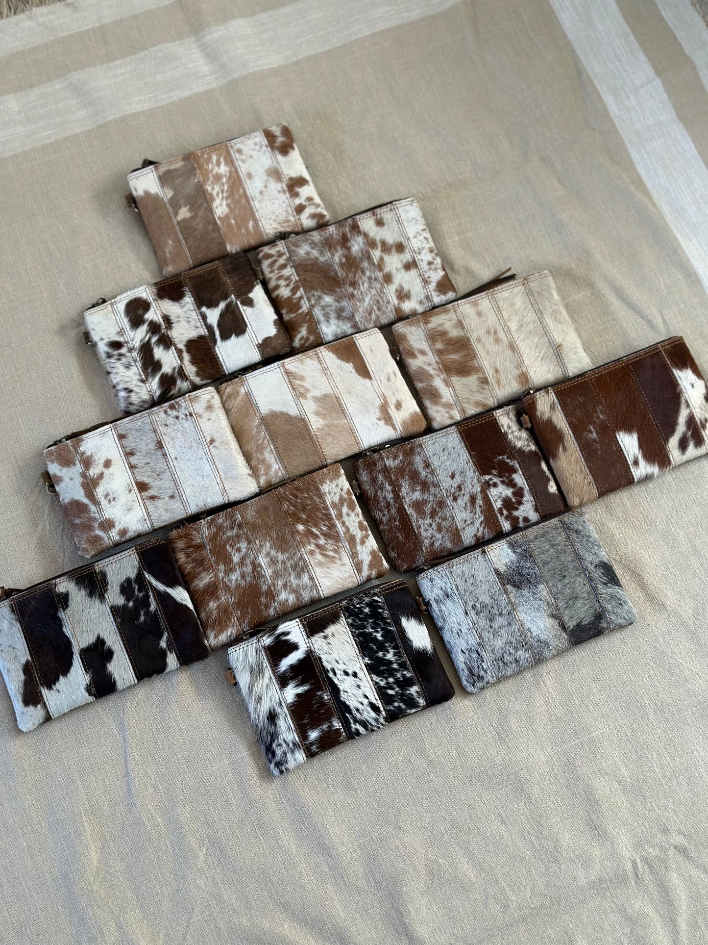 Isobel Cowhide Clutch