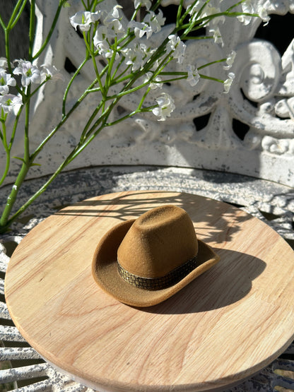 Cowboy Hat Ring Box