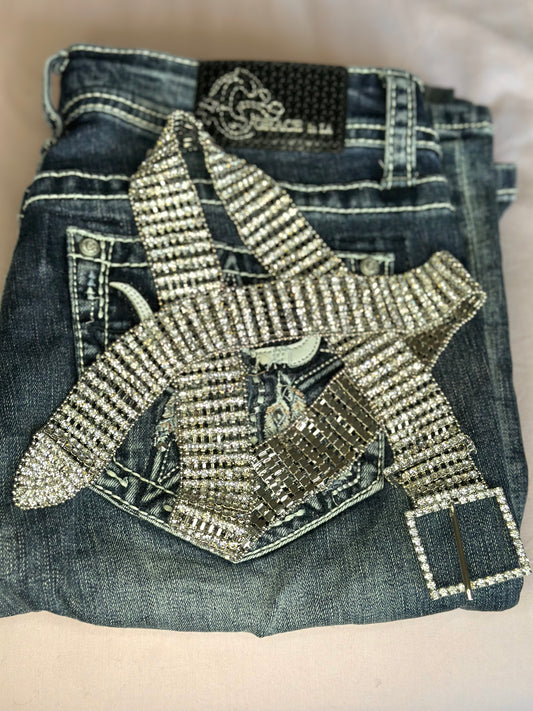 Rhinestone Belt